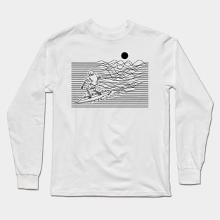 Surf Line (for Bright Color) Long Sleeve T-Shirt